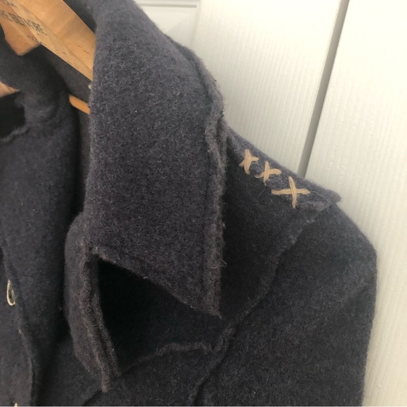 Banana Republic boiled wool pea coat - Picture 8 of 14